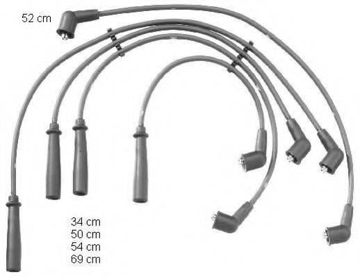 BERU ZEF1308 Комплект дротів запалювання
