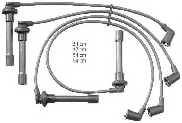 BERU ZEF1324 Комплект дротів запалювання