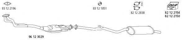 HJS BMW15 Система випуску ОГ