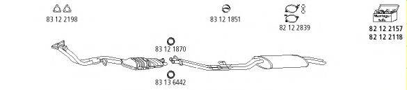 HJS BMW54 Система випуску ОГ