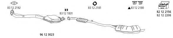 HJS BMW128 Система випуску ОГ