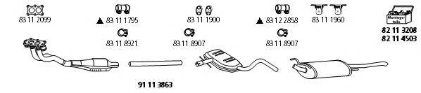 HJS VW706 Система випуску ОГ