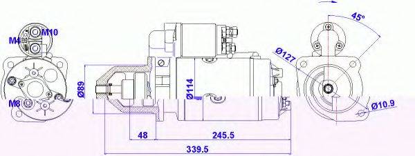 DELCO REMY 19024289 Стартер