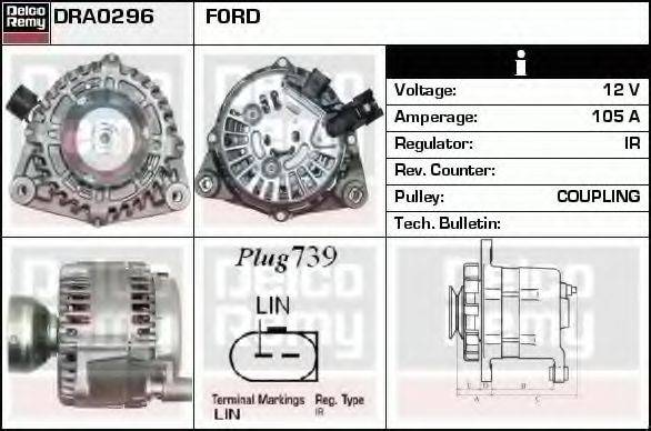 FORD 6G9N10300TA Генератор