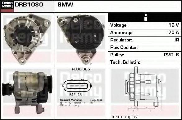 DELCO REMY DRB1080