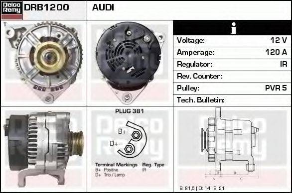 DELCO REMY DRB1200