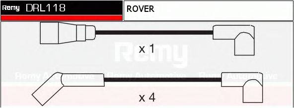 DELCO REMY DRL118 Комплект дротів запалювання