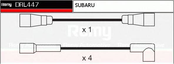 DELCO REMY DRL447 Комплект дротів запалювання