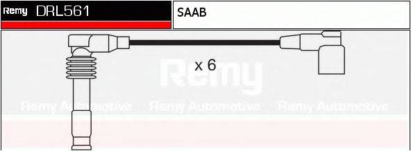 DELCO REMY DRL561 Комплект дротів запалювання