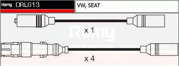 DELCO REMY DRL613 Комплект дротів запалювання