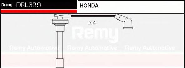 DELCO REMY DRL639 Комплект дротів запалювання