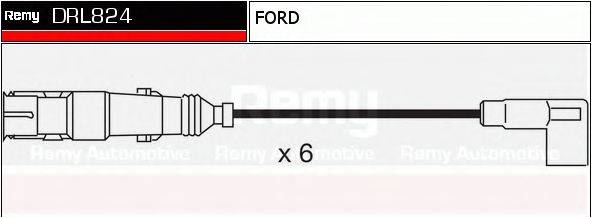 DELCO REMY DRL824 Комплект дротів запалювання