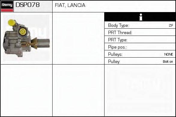 DELCO REMY DSP078 Гідравлічний насос, кермо