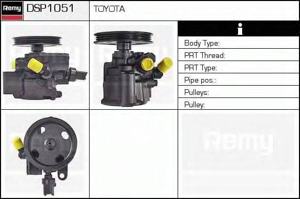 DELCO REMY DSP1051 Гідравлічний насос, кермо