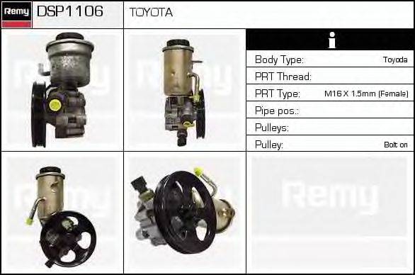 DELCO REMY DSP1106 Гідравлічний насос, кермо