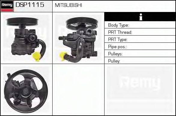 DELCO REMY DSP1115 Гідравлічний насос, кермо