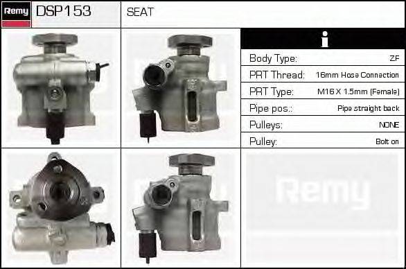 DELCO REMY DSP153 Гідравлічний насос, кермо