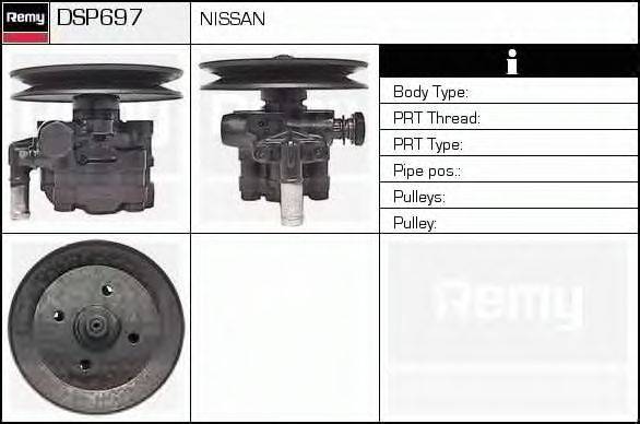 DELCO REMY DSP697 Гідравлічний насос, кермо