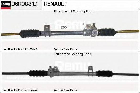 DELCO REMY DSR083L Рульовий механізм