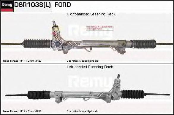 DELCO REMY DSR1038L Рульовий механізм