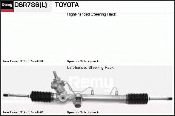 DELCO REMY DSR786 Рульовий механізм