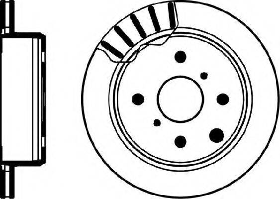 TOYOTA 4243114070 гальмівний диск