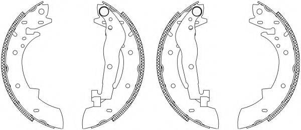 BOSCH 0204113522 Комплект гальмівних колодок