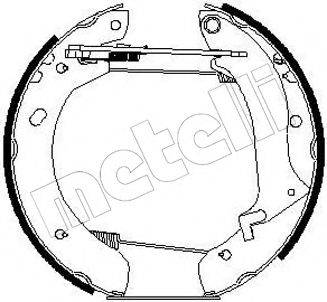 METELLI 510195 Комплект гальмівних колодок