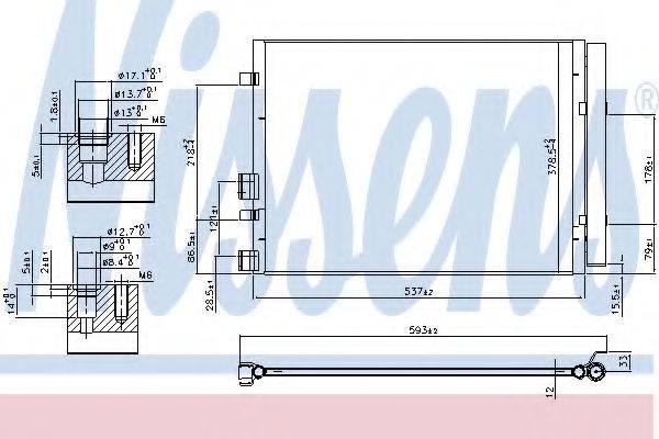 HYUNDAI 976064P700 Конденсатор, кондиціонер