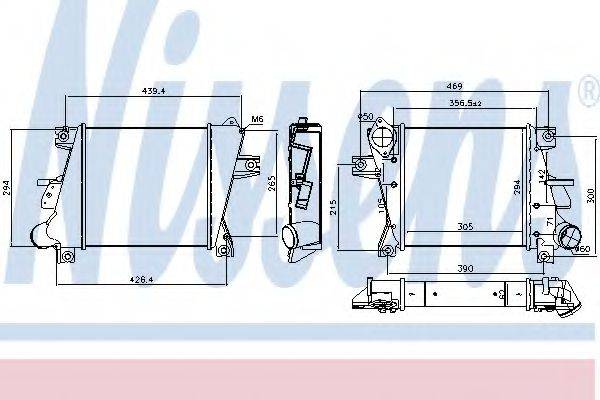 NISSENS 96407 Інтеркулер