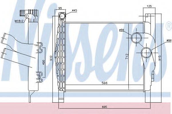 NISSENS 96970 Інтеркулер