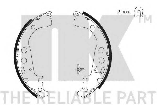 NK 2745617 Комплект гальмівних колодок