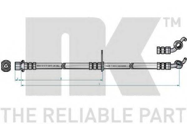 NK 8545173 Гальмівний шланг