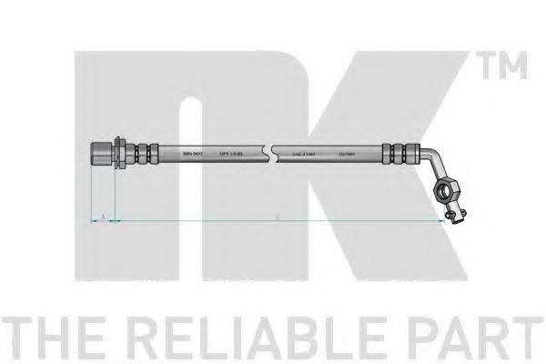 NK 854527 Гальмівний шланг