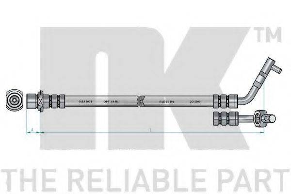NK 854573 Гальмівний шланг