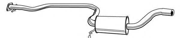 WALKER 21878 Середній глушник вихлопних газів