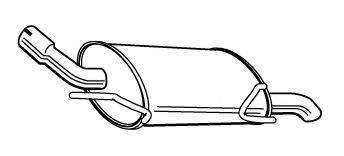 EEC EGM431 Глушник вихлопних газів кінцевий