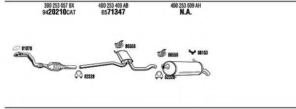 WALKER AD25177 Система випуску ОГ