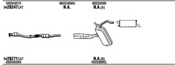 WALKER ADH10728B Система випуску ОГ