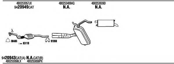 WALKER ADH10729A Система випуску ОГ