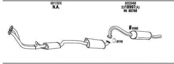 WALKER AR10022A Система випуску ОГ