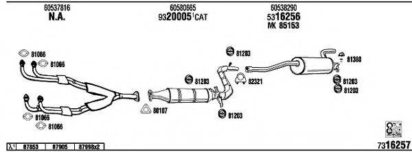 WALKER AR30003A Система випуску ОГ