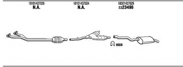 WALKER BWH05052AA Система випуску ОГ