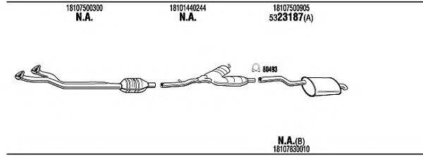 WALKER BWH05052BA Система випуску ОГ