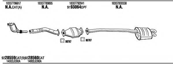 WALKER BWH17968BA Система випуску ОГ