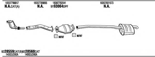 WALKER BWH17969BA Система випуску ОГ