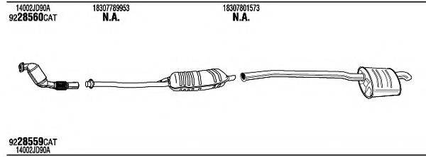 WALKER BWH19950A Система випуску ОГ