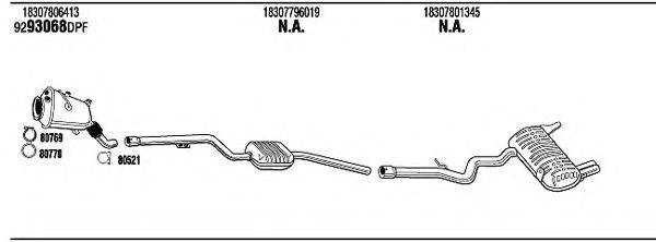 WALKER BWH25486A Система випуску ОГ