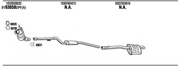 WALKER BWH25489AA Система випуску ОГ