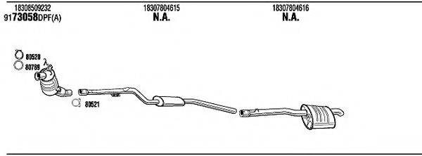 WALKER BWH25489AB Система випуску ОГ